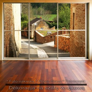 Francuska droga - dekoracja na szafę