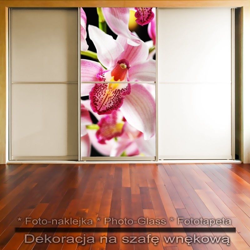 Orchidea - dekoracja na szafę