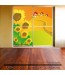 Słonecznikowe pole - dekoracja na szafę