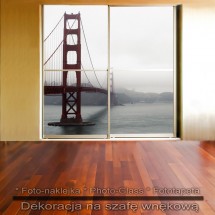 Golden Gate - dekoracja na szafę