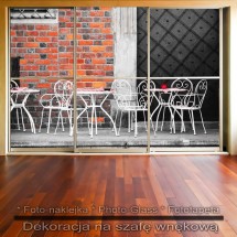 Kawiarenka - dekoracja na szafę