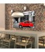 Obraz do restauracji - stary samochód w uliczce