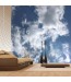 Fototapeta białe obłoki na ścianę salonu