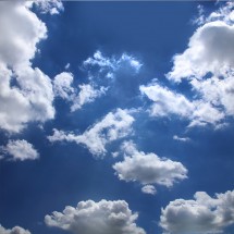 Fototapeta białe chmury