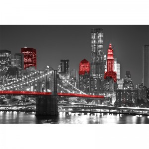 Fototapeta New York Czarno biała