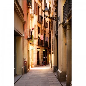 Fototapeta stara uliczka w Barcelonie
