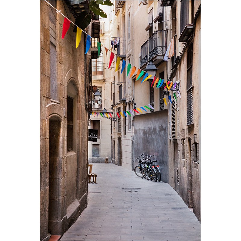 Fototapeta wąska uliczka Barcelona
