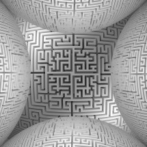 Foto-tapeta bezkresny labirynt