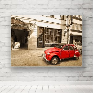 Plakat stary samochód