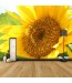 Tapeta na ścianę z motywem słoneczników