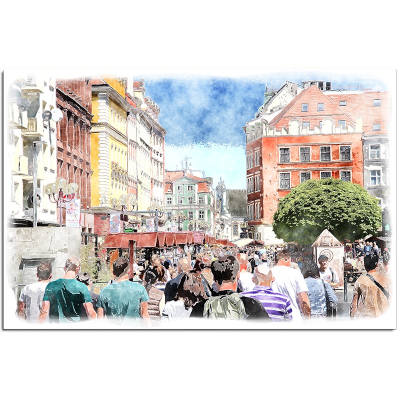 Obraz na płótnie Jarmark Wrocławski nr 70098