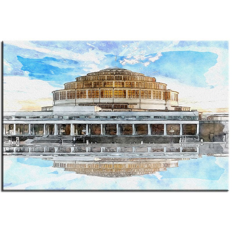 Hala Stulecia we Wrocławiu - Obraz na płótnie nr 70067