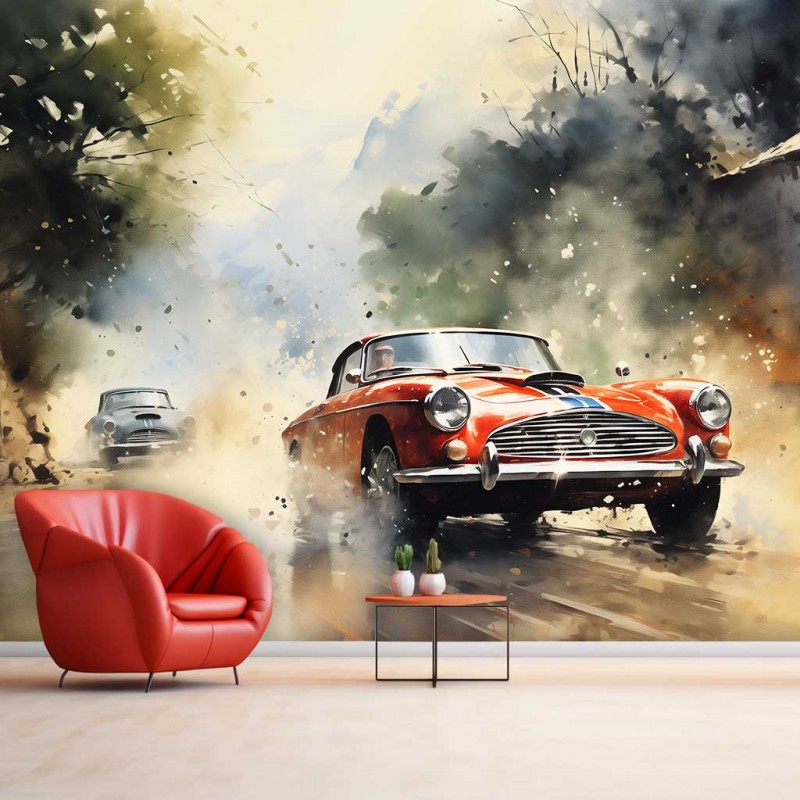 Fototapeta samochody wyścigowe