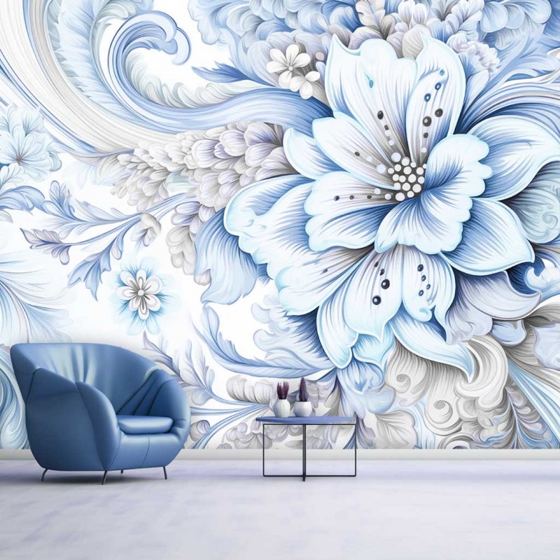 Fototapeta BOHO - Błękitny sen