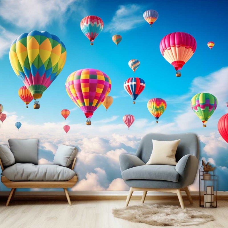 Fototapeta Balon w Chmurach