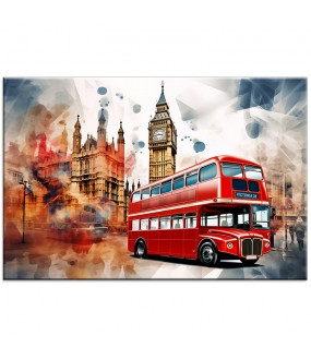 Londyn Czerwony Autobus - Obraz nr 10058