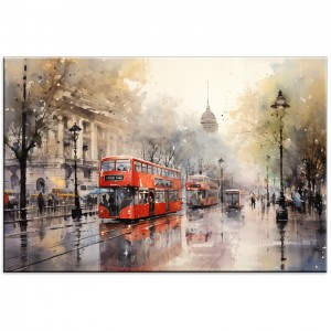 Obraz Londyn w deszczu - nr 10063