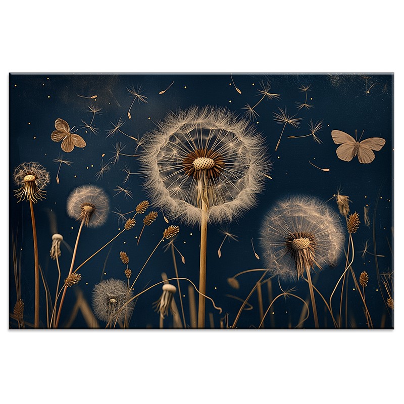 Obraz niebieskie dmuchawce nr 10067