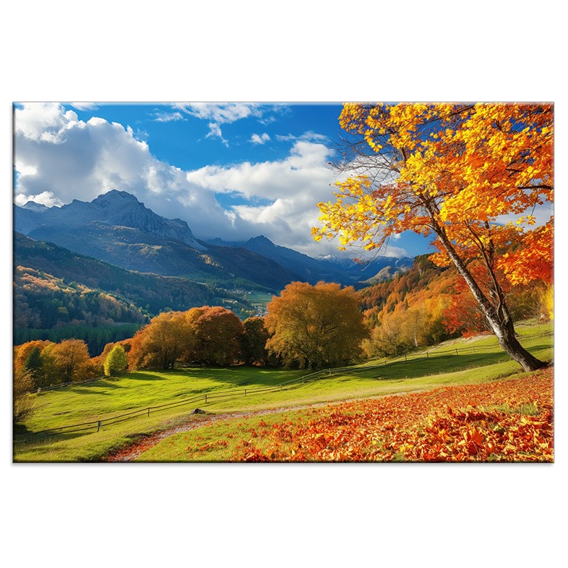 Obraz Krajobraz Jesienny na płótnie nr 10076