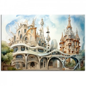 Fantazja Architektury Gaudiego - Obraz nr 10095