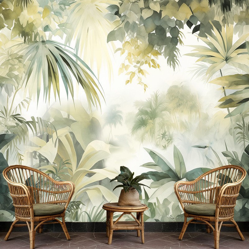 Fototapeta Las Deszczowy