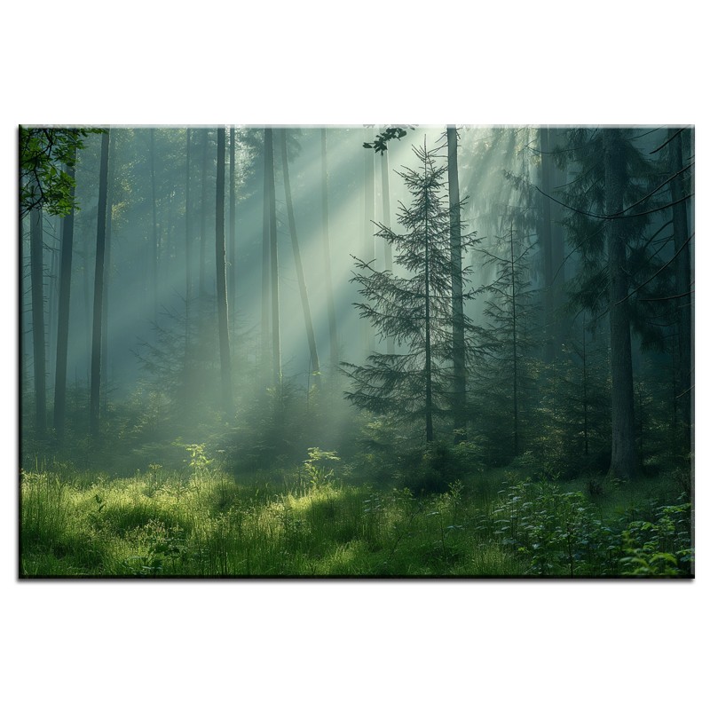 Obraz Zielony Las na płótnie nr 10118