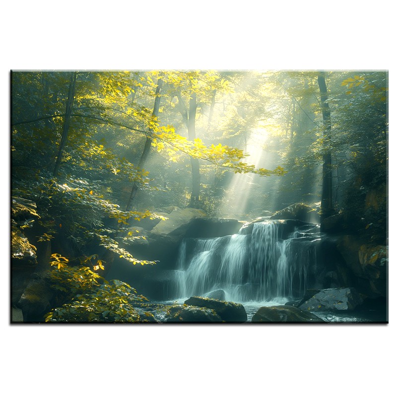 Obraz Wodospad w Lesie - nr 10122