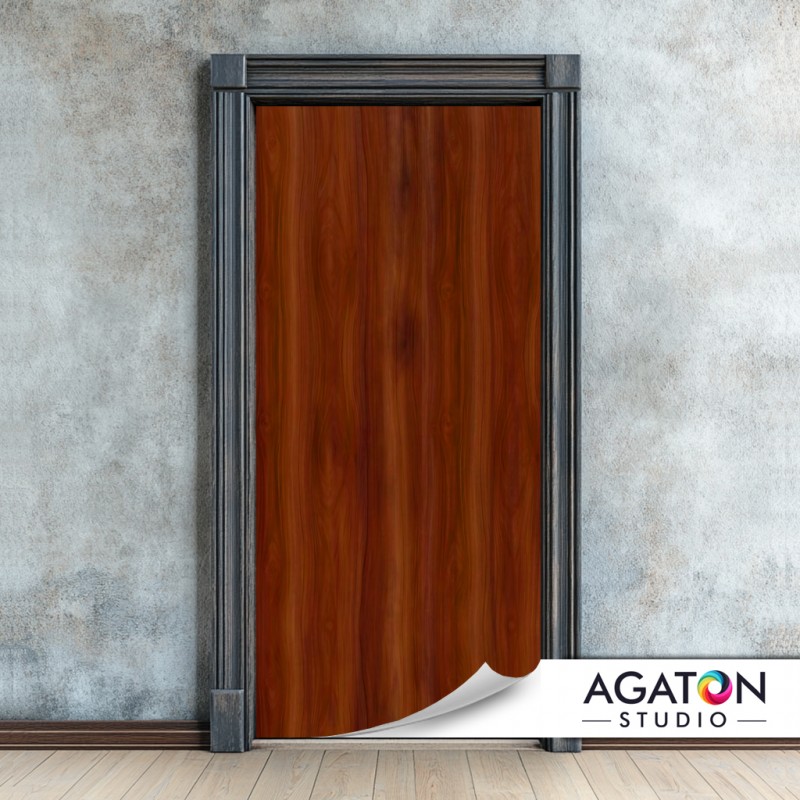 Angielski Burgund - Naklejka na drzwi - nr N-80100