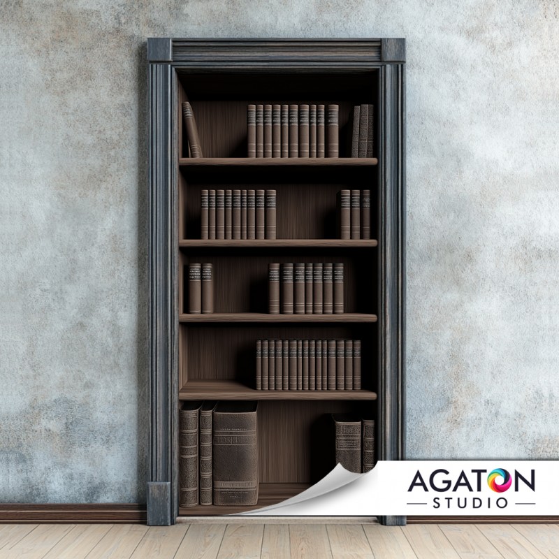 Książki | Naklejka na drzwi nr N-80111