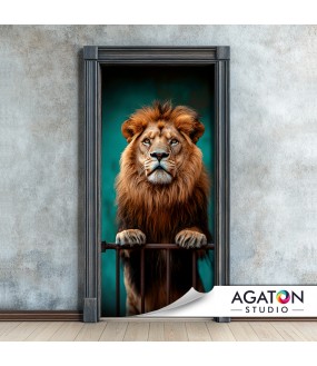Król Lew | Naklejka na drzwi nr N-80114