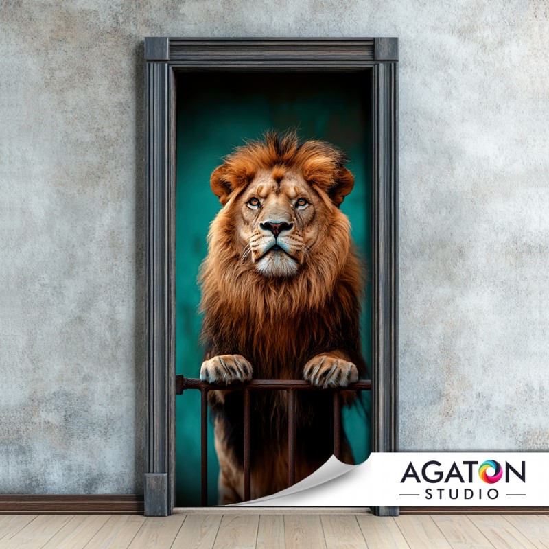 Król Lew | Naklejka na drzwi nr N-80114