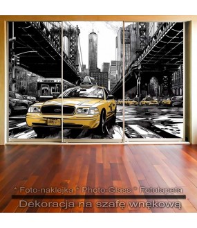 Nowy Jork - dekoracja na szafę