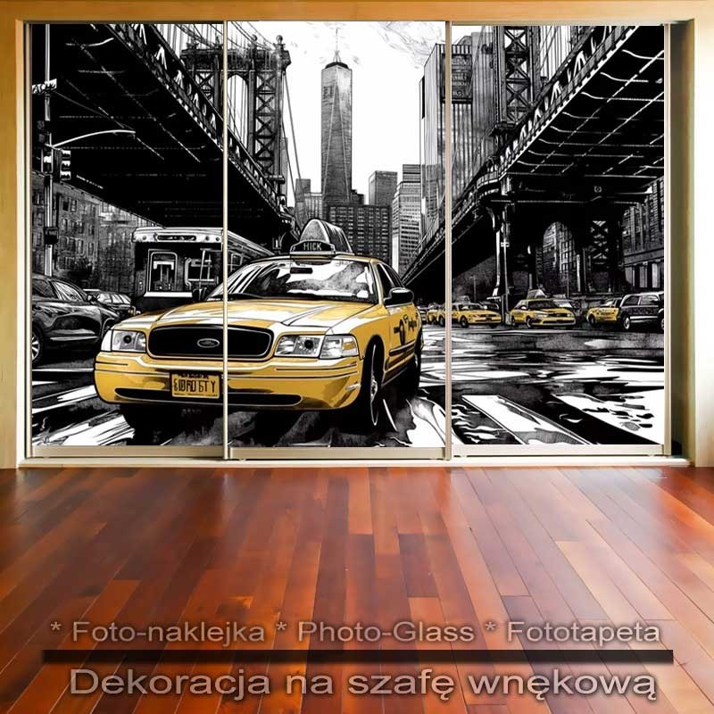 Nowy Jork - dekoracja na szafę