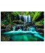 Obraz Wodospad w Lesie na płótnie nr 10170