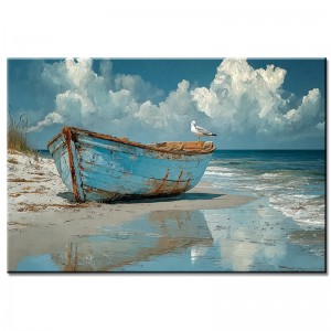 Obraz Stara Łódź na Plaży nr 10195