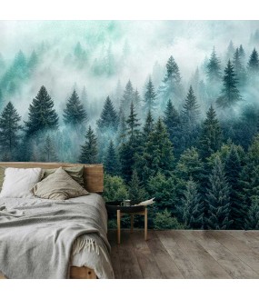 Las we Mgle - Tapeta