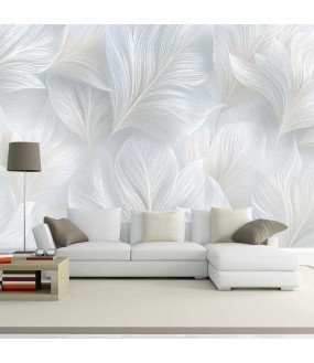 Fototapeta Białe Liście