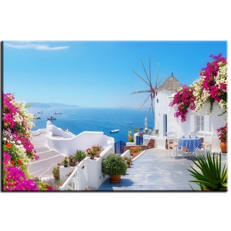 Obraz Grecja Santorini - obraz na płótnie nr 10206