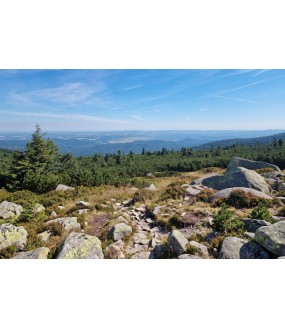 Panorama Krajobrazu Karkonoszy - fototapeta