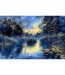 Fototapeta Złoty krajobraz Jeziora