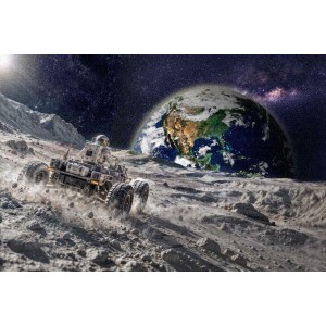 Fototapeta Astronauta na Księżycu