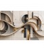 Abstrakcyjna Geometria Czasu - fototapeta