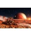Fototapeta Łazik Marsjański w Kosmicznej SF