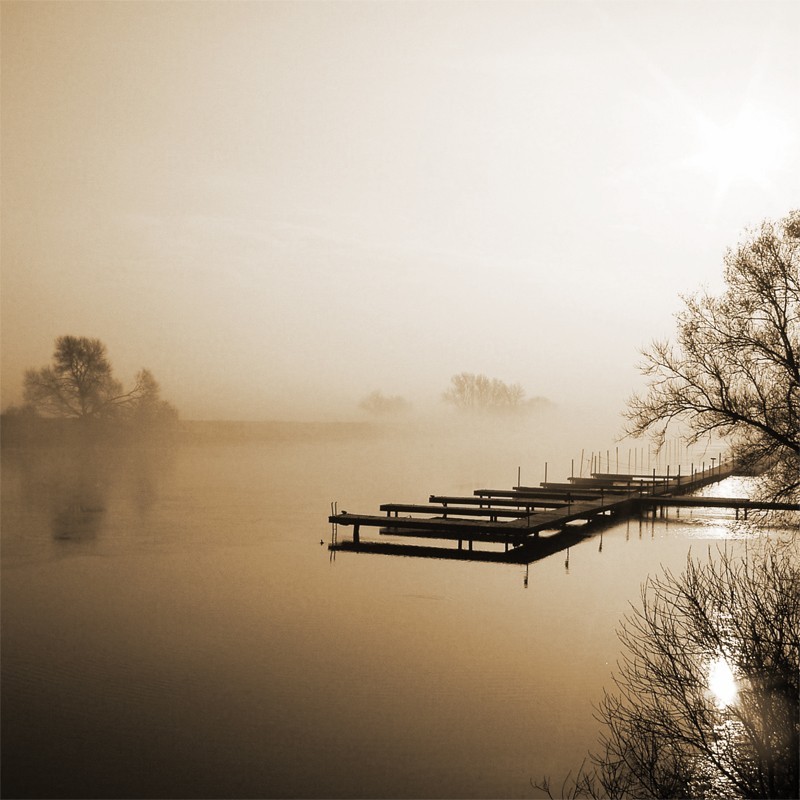 Fototapeta Jezioro we mgle