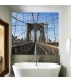 Fototapeta most Brookliński aranżacja na ścianie w łazience