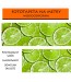 Plastry limonki - zielona fototapeta do kuchni