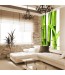 Fototapeta zielone bambusy - aranżacja w salonie