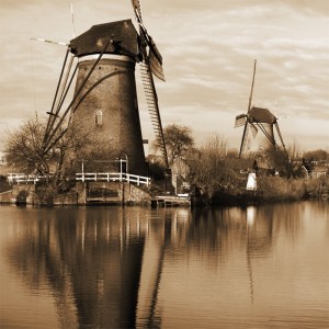 Holenderskie wiatraki