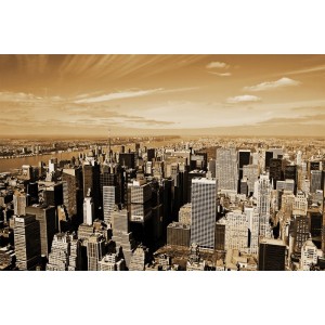 Obraz Złoty Manhattan