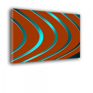 Obraz wielobarwny abstrakcyjny neon nr 2163